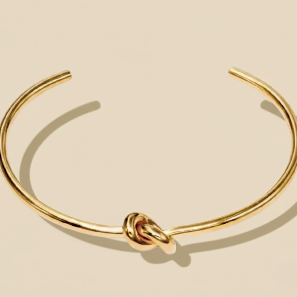Ivoire Knot Cuff — Gold