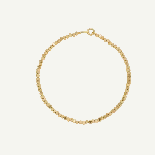 Éclat Chain — Gold Cube Bead
