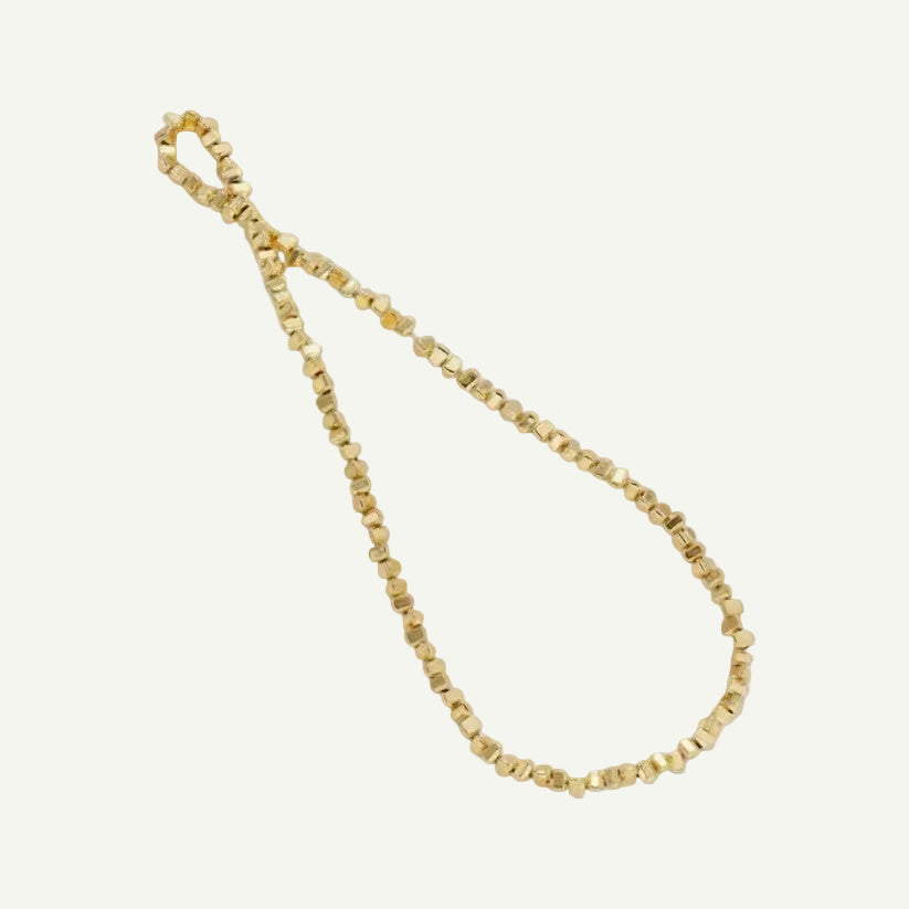 Éclat Chain — Gold Cube Bead